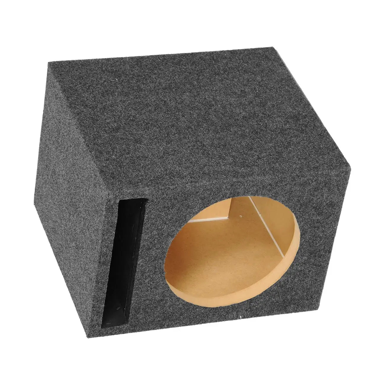 Single 10″ Slot Ported Vented Heavy Duty Empty Woofer Enclosure Qpower