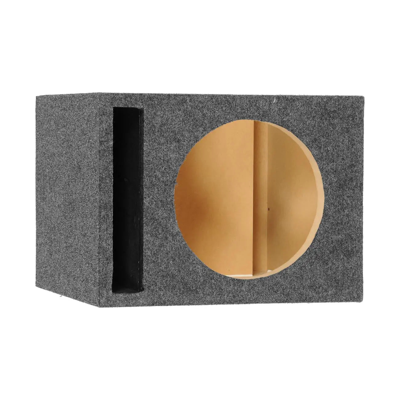 Single 10″ Slot Ported Vented Heavy Duty Empty Woofer Enclosure Qpower