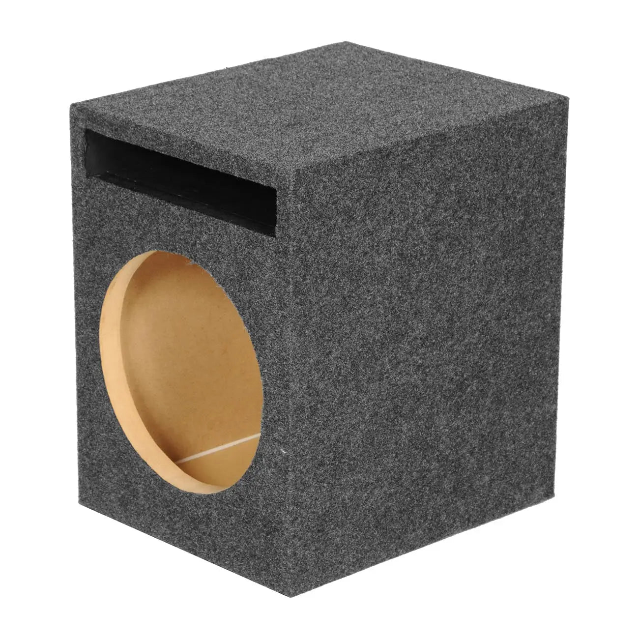 Single 10″ Slot Ported Vented Heavy Duty Empty Woofer Enclosure Qpower