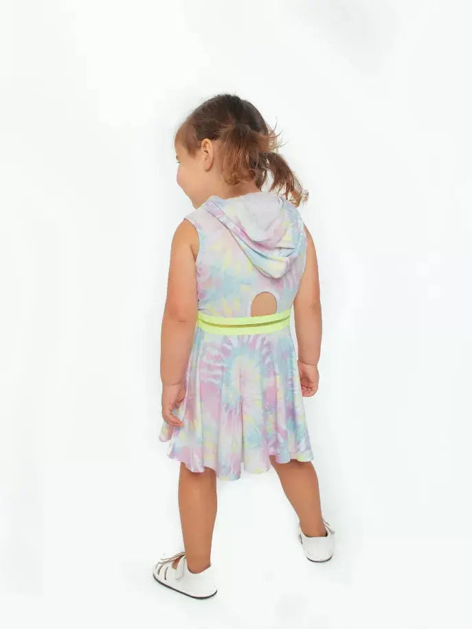 Skater Skirt Tie Dye Hoodie Dress Little Mass