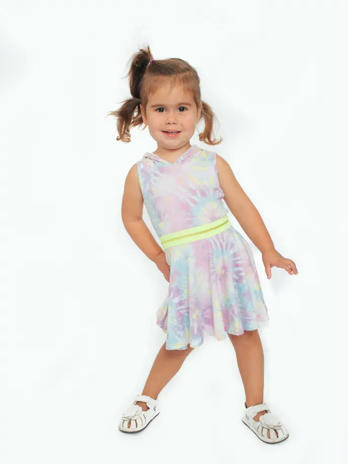 Skater Skirt Tie Dye Hoodie Dress Little Mass