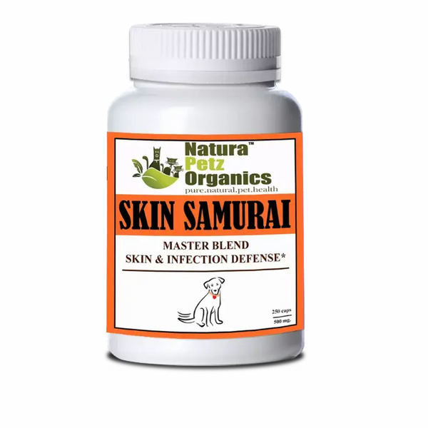 Skin Samurai Max - Master Blend Skin, Coat & Infection Defense For Dogs & Cats* Organic Pet Systems
