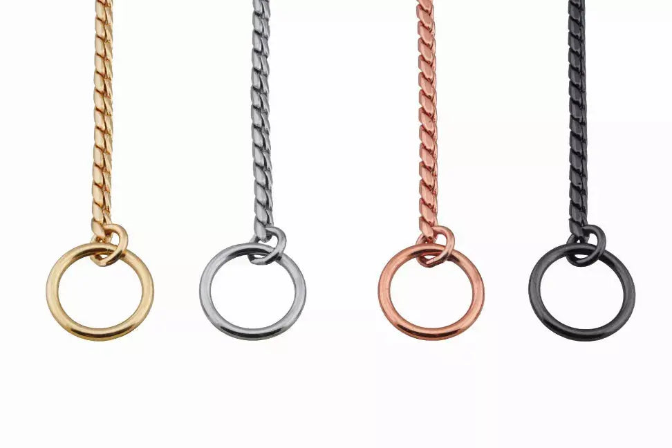 Slip Snake Show Chain Collar Alvalley LLC