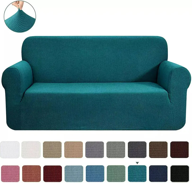 Slipcover Sofa & Loveseat Cover 4-Way Stretch Home Mart Goods