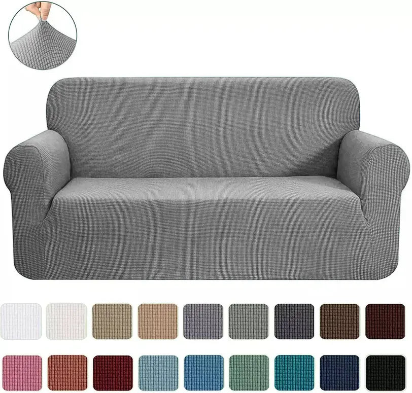 Slipcover Sofa & Loveseat Cover 4-Way Stretch Home Mart Goods
