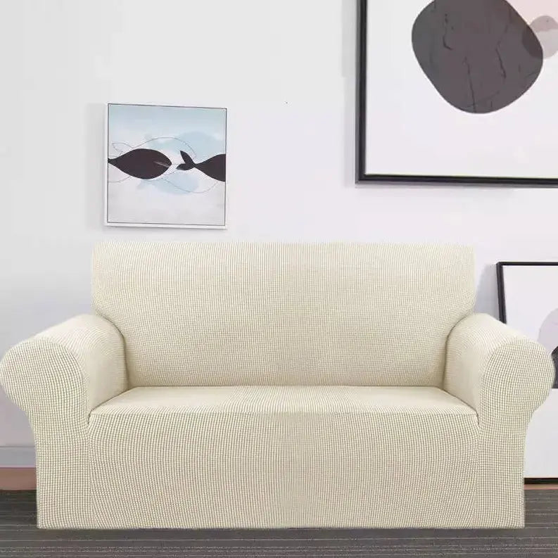 Slipcover Sofa & Loveseat Cover 4-Way Stretch Home Mart Goods