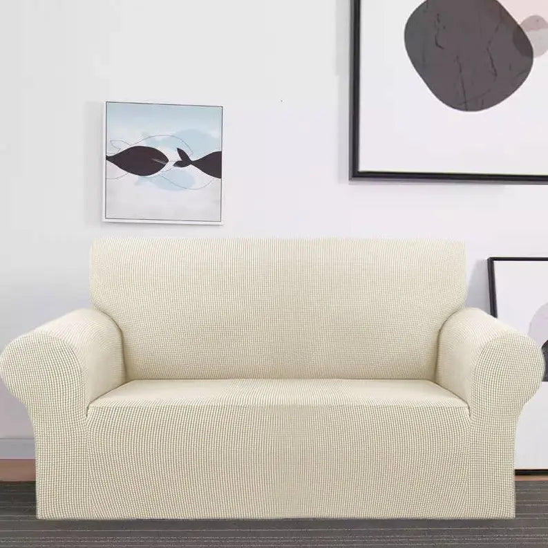 Slipcover Sofa & Loveseat Cover 4-Way Stretch Home Mart Goods