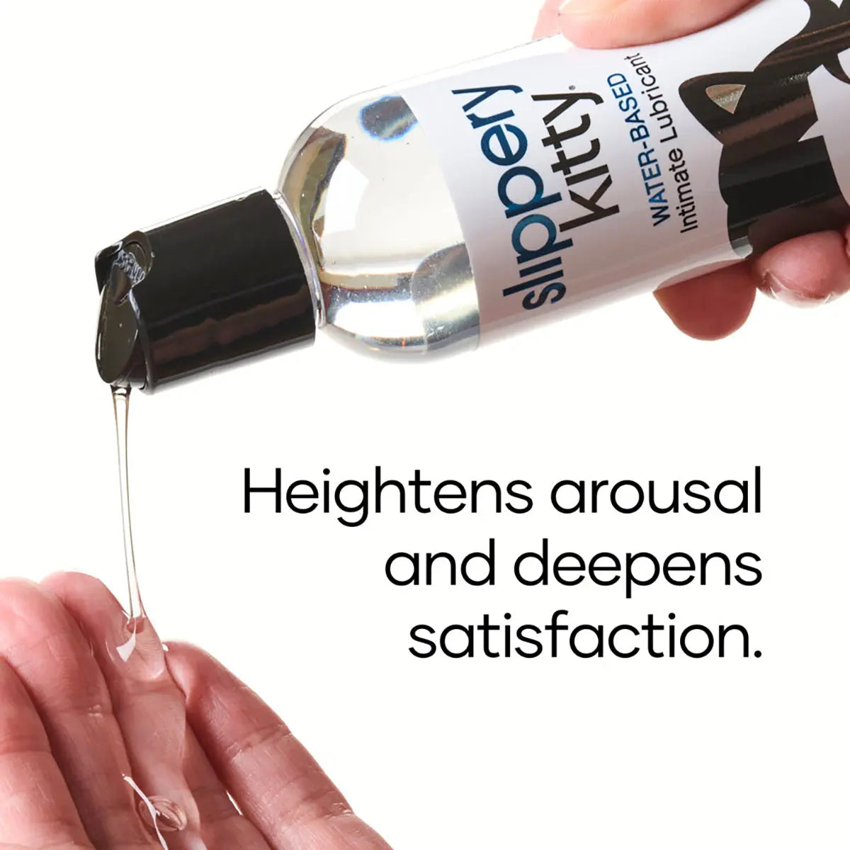 Slippery Kitty Lube 8oz Water Based Tickle Kitty