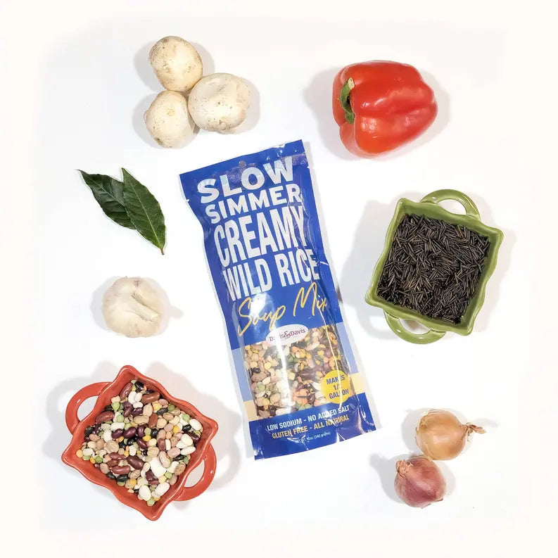 Slow Simmer Creamy Wild Rice Soup Mix Davis & Davis Gourmet Foods