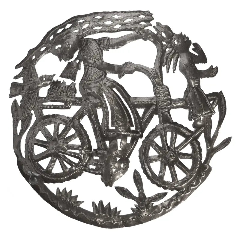 Small Bicycle Girl #1 Le Primitif Galleries