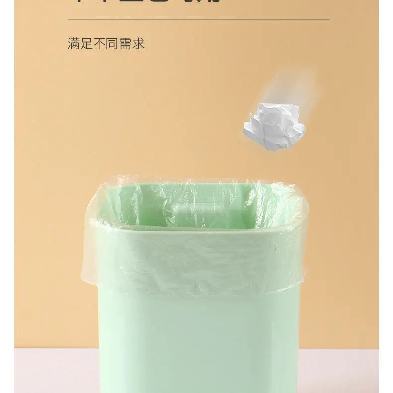 Small Desktop Trash Can for Home Office High-End Dormitory Press with Lid Mini Plastic Storage Trash Can GreatEagleInc