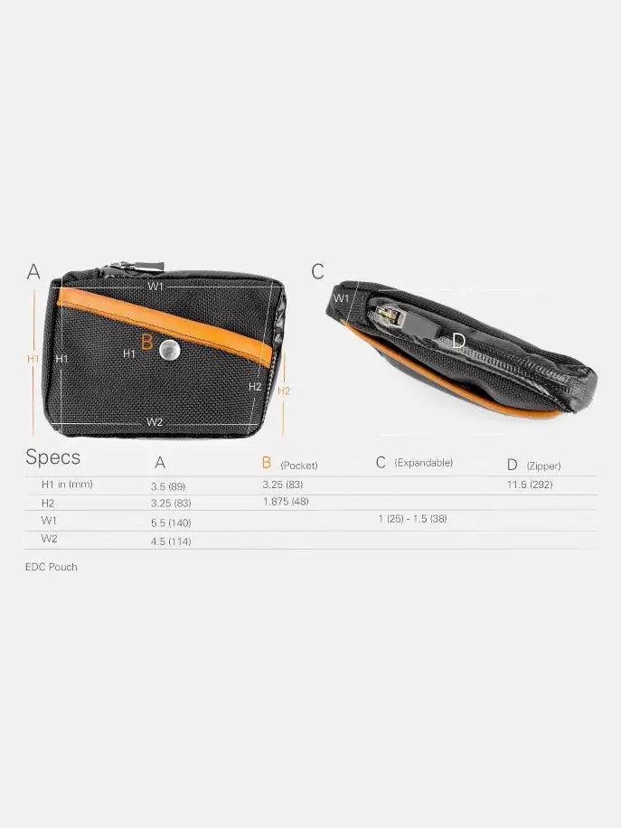 Small EDC Pouch bolstr