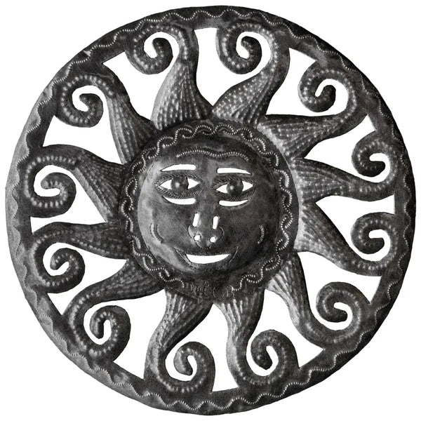Small Octopus Sun with Border Le Primitif Galleries
