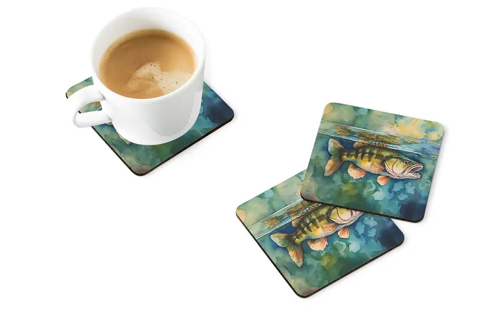 Smallmouth Bass Pair of Pot Holders Caroline's Treasures