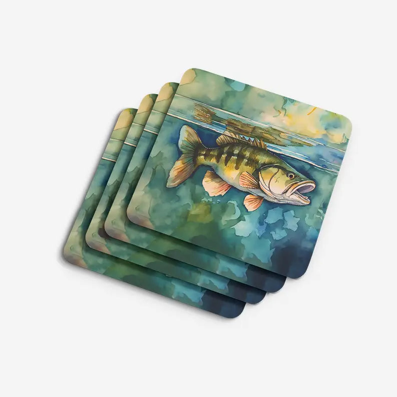 Smallmouth Bass Pair of Pot Holders Caroline's Treasures