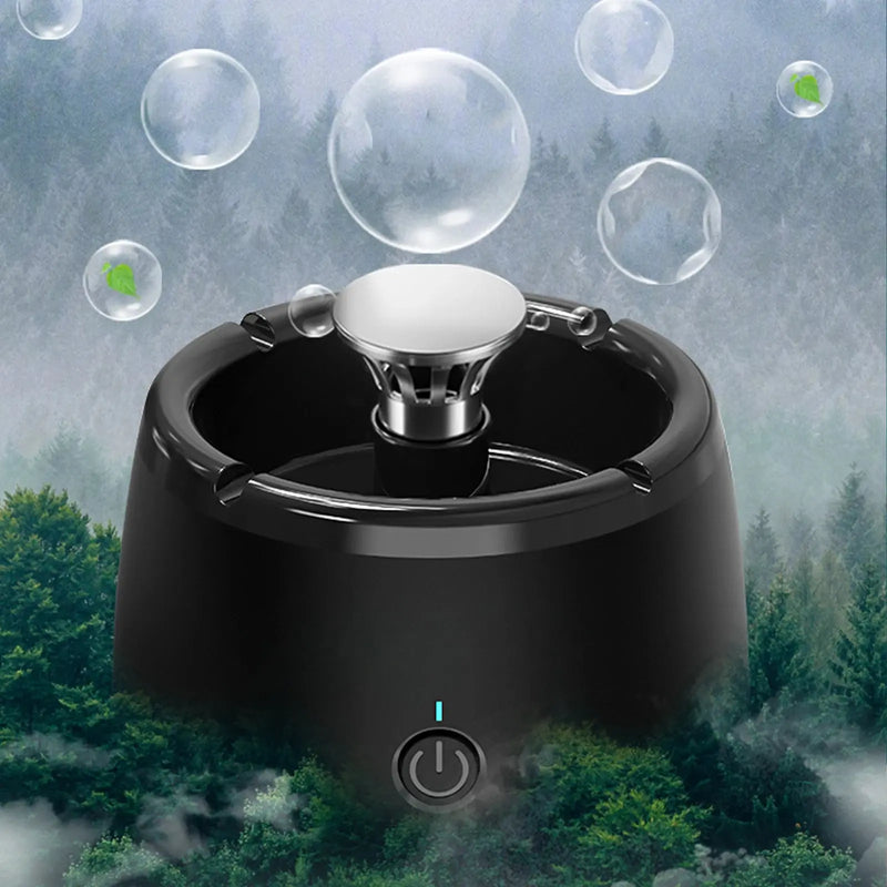 Smart Ashtray with USB Rechargeable Battery, Powerful Motor, Modern Design Ideal for Home, Office, Restaurant Use, Gift GreatEagleInc
