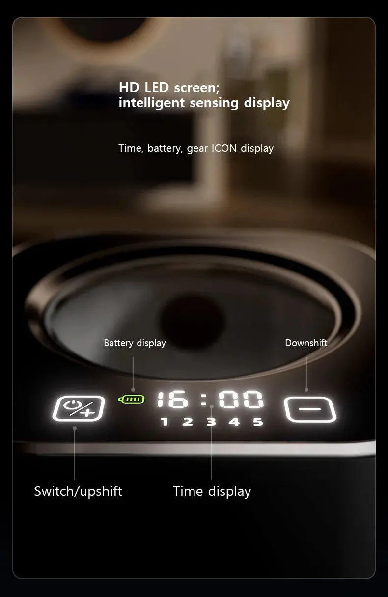 Smart Induction Hand Washer Sensor Wall Mounted Foam Infrared Sensor Liquid Soap Dispensers with Temperature Digital Display GreatEagleInc