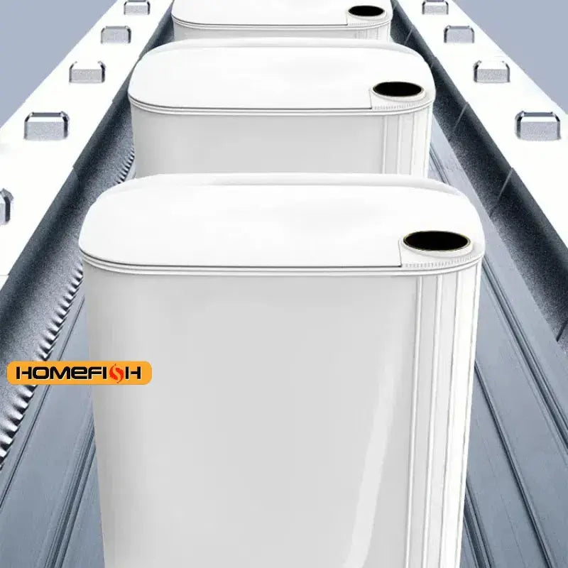 Smart Sensor Trash Can - Auto Wastebin with Screen & Type-C Charging, Suitable for Toilet/Kitchen/Bathroom, Smart Home Wastebask GreatEagleInc