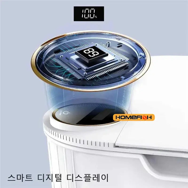 Smart Sensor Trash Can - Auto Wastebin with Screen & Type-C Charging, Suitable for Toilet/Kitchen/Bathroom, Smart Home Wastebask GreatEagleInc