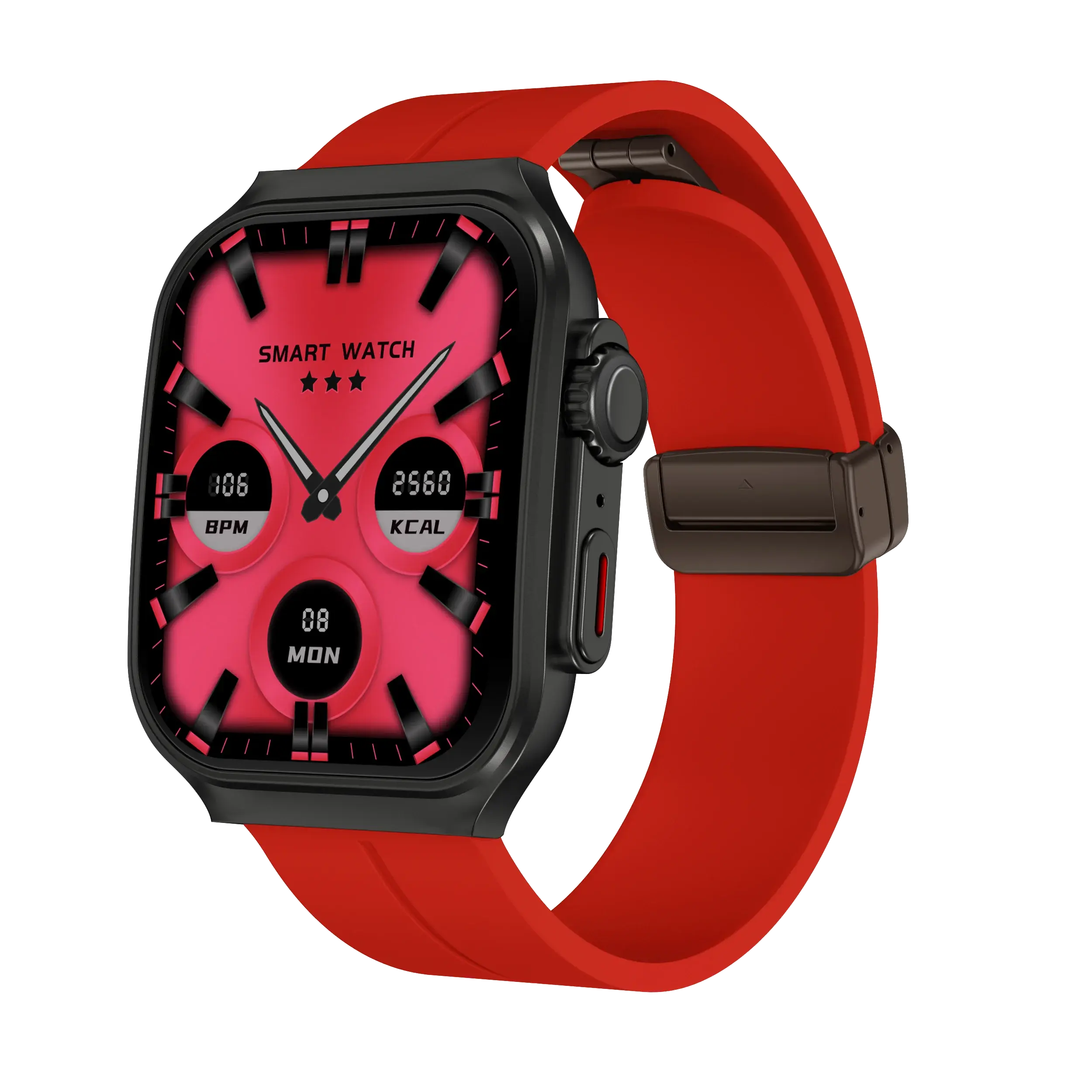Smart Watch 2.01" Curved AMOLED Screen 3D Flexible Design 120+ Sports Modes Long Battery Life Watch for Daily & Sports Use GreatEagleInc