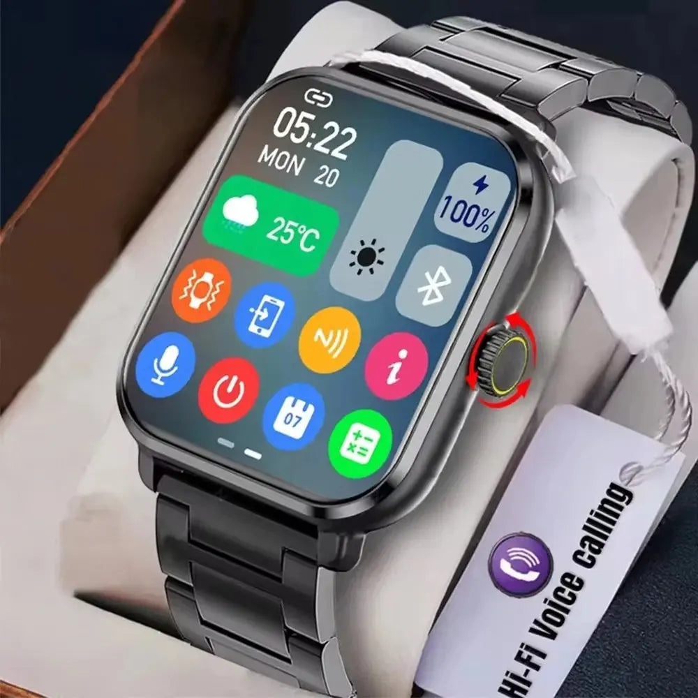 Smart Watch For Android IOS Watches 1.83inch HD Display Bluetooth Call Message Alert Music Sports Mode Smartwatch Men Women Gift GreatEagleInc