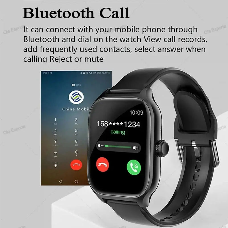 Smart Watch For Android IOS Watches 1.83inch HD Display Bluetooth Call Message Alert Music Sports Mode Smartwatch Men Women Gift GreatEagleInc