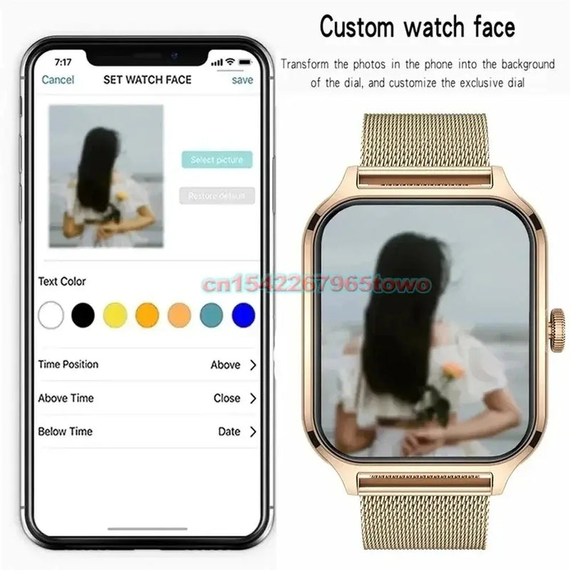 Smart Watch For Android IOS Watches 1.83inch HD Display Bluetooth Call Message Alert Music Sports Mode Smartwatch Men Women Gift GreatEagleInc