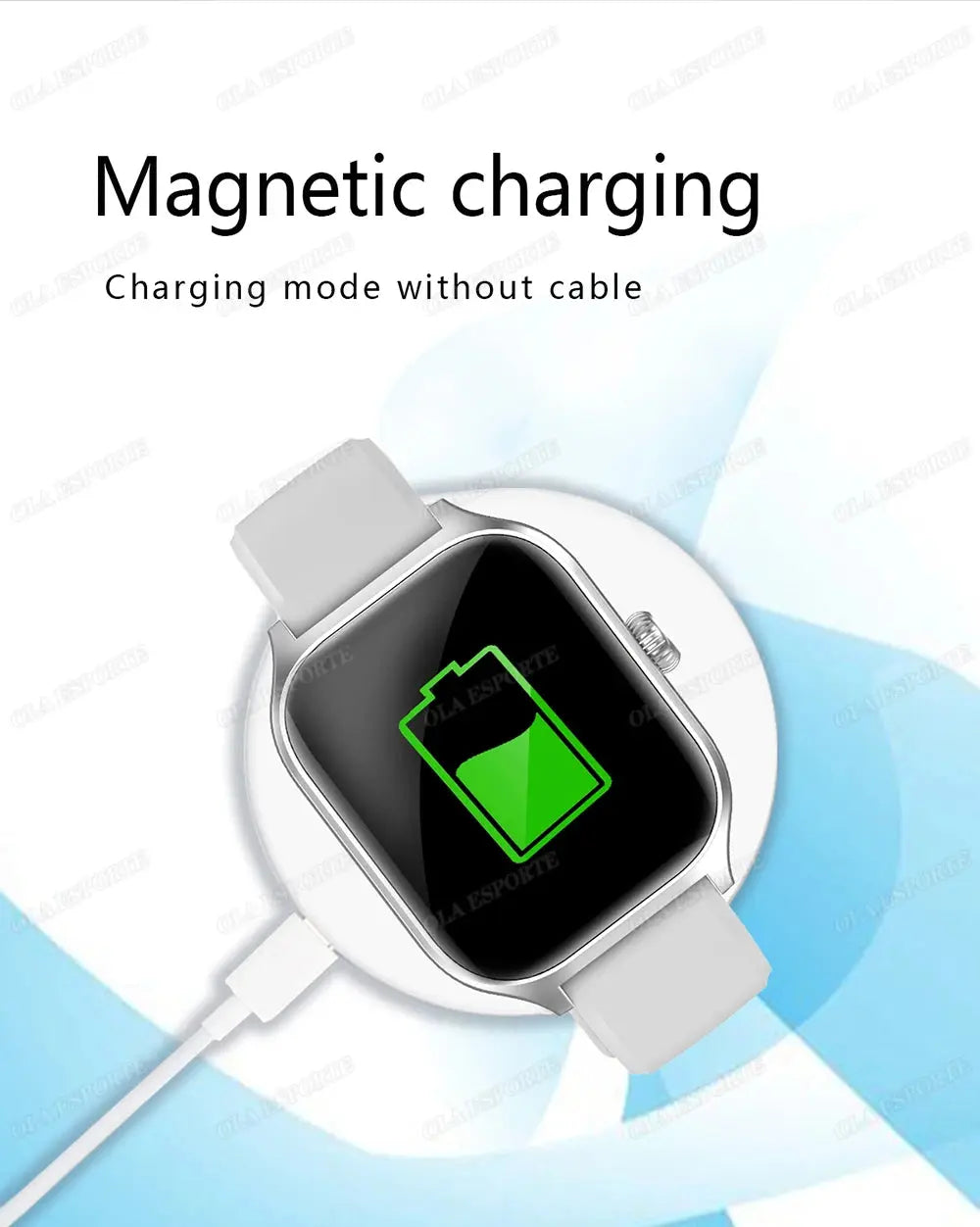 Smart Watch For Android IOS Watches 1.83inch HD Display Bluetooth Call Message Alert Music Sports Mode Smartwatch Men Women Gift GreatEagleInc