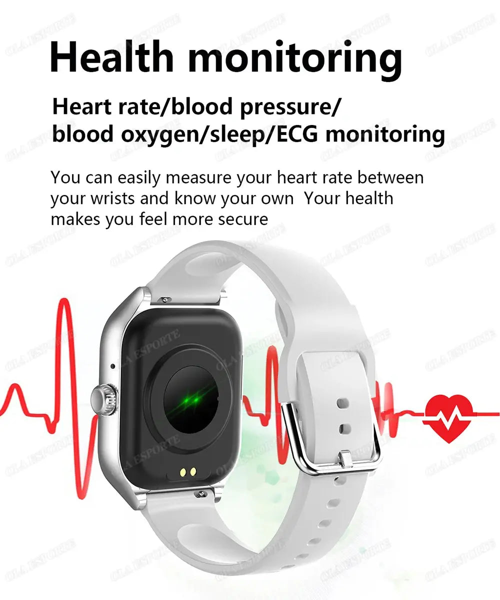 Smart Watch For Android IOS Watches 1.83inch HD Display Bluetooth Call Message Alert Music Sports Mode Smartwatch Men Women Gift GreatEagleInc