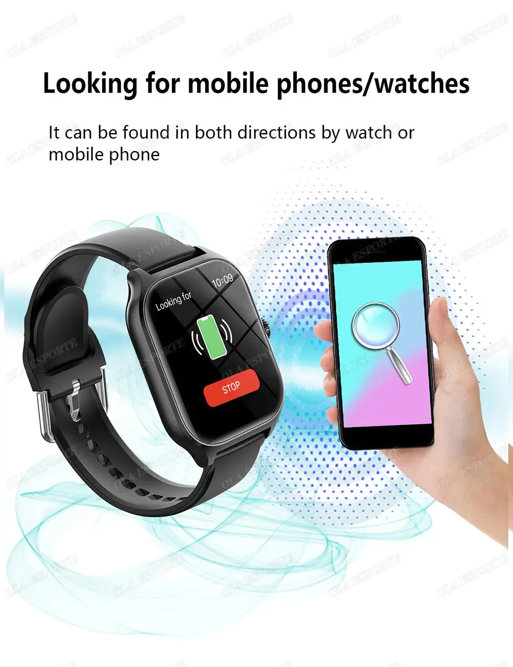 Smart Watch For Android IOS Watches 1.83inch HD Display Bluetooth Call Message Alert Music Sports Mode Smartwatch Men Women Gift GreatEagleInc