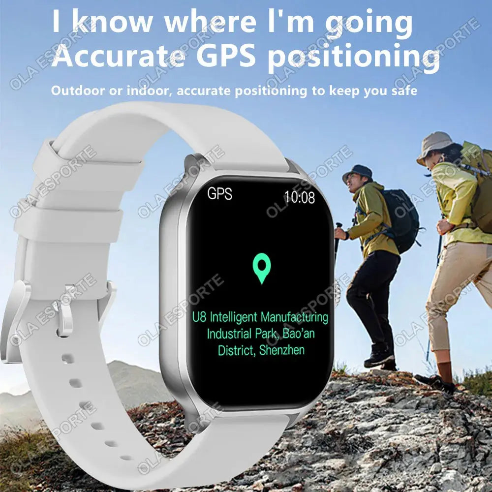 Smart Watch For Android IOS Watches 2.01inch HD Display Bluetooth Call Message Alert Music Sports Mode Smartwatch Men Women Gift GreatEagleInc