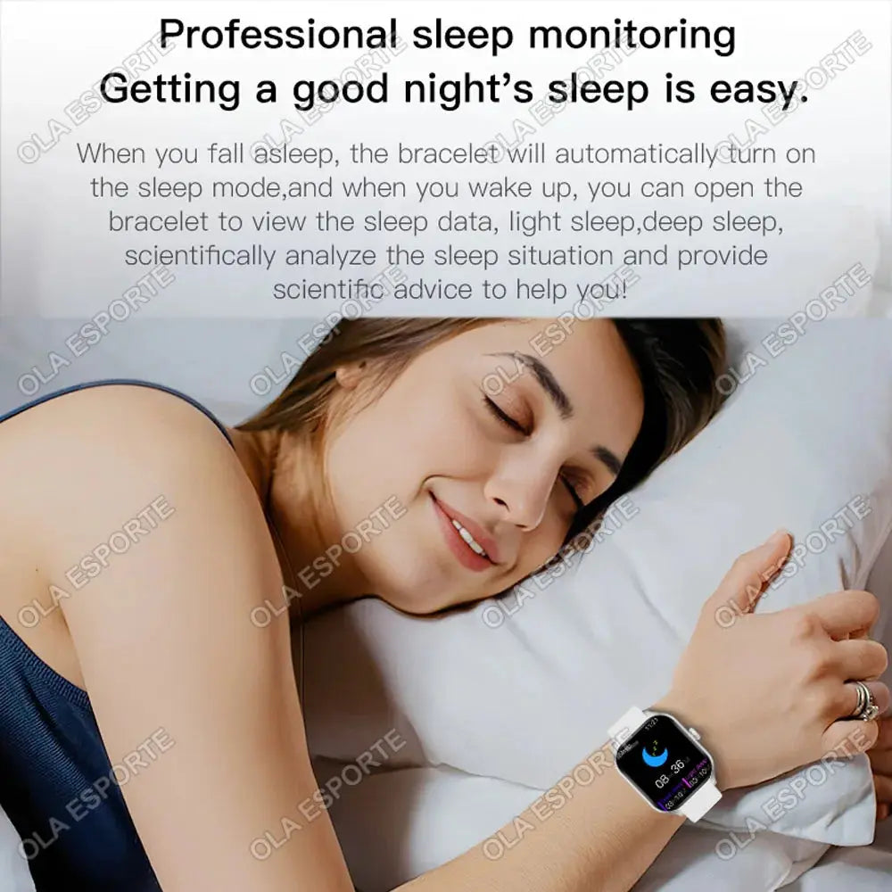 Smart Watch For Android IOS Watches 2.01inch HD Display Bluetooth Call Message Alert Music Sports Mode Smartwatch Men Women Gift GreatEagleInc