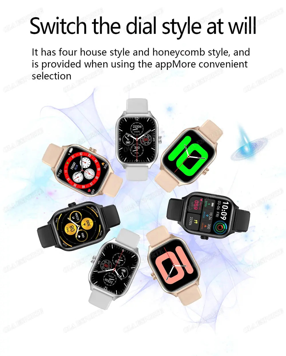 Smart Watch For Android IOS Watches 2.01inch HD Display Bluetooth Call Message Alert Music Sports Mode Smartwatch Men Women Gift GreatEagleInc