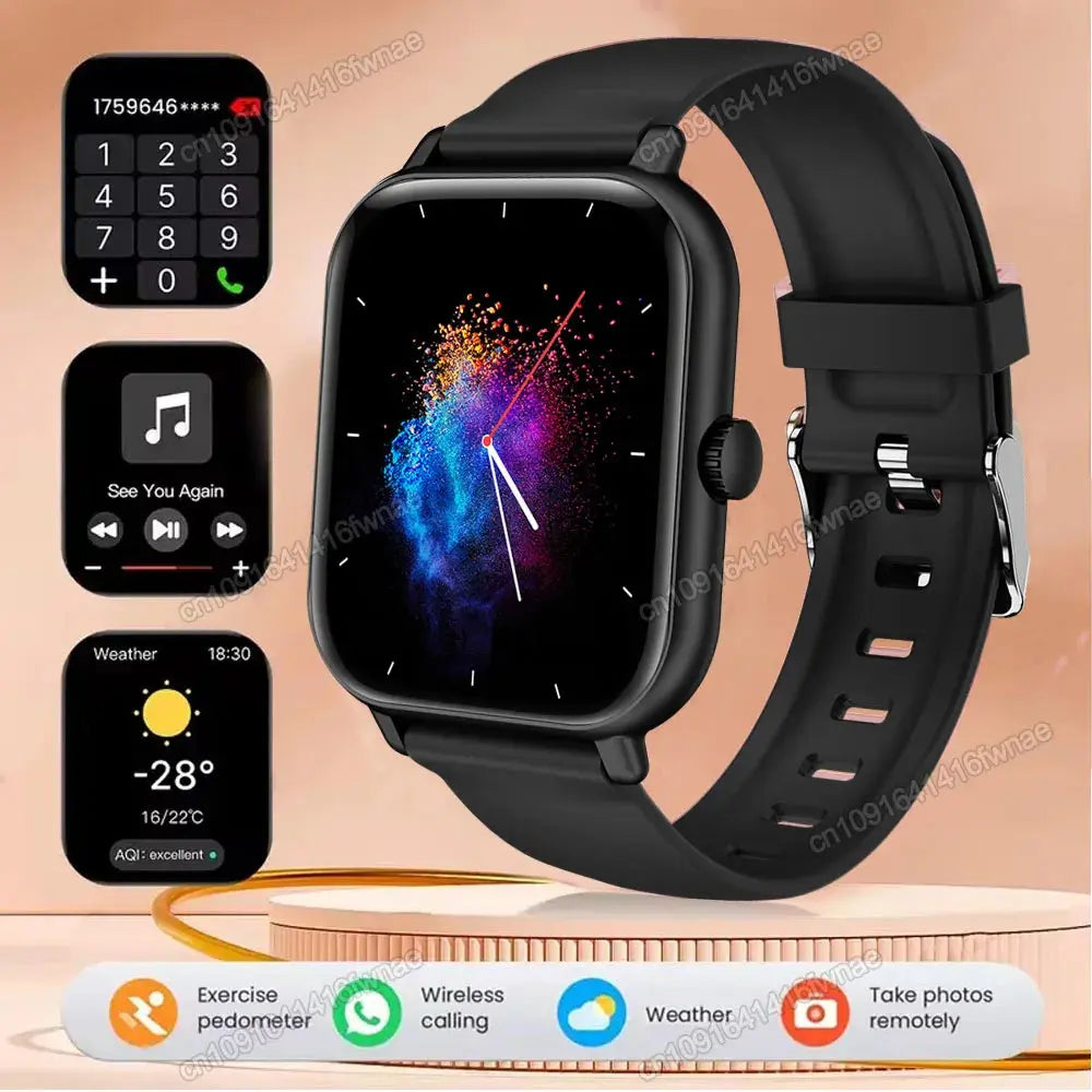 Smart Watch For Android IOS Watches 2.01inch HD Display Bluetooth Call Message Alert Music Sports Mode Smartwatch Men Women Gift GreatEagleInc