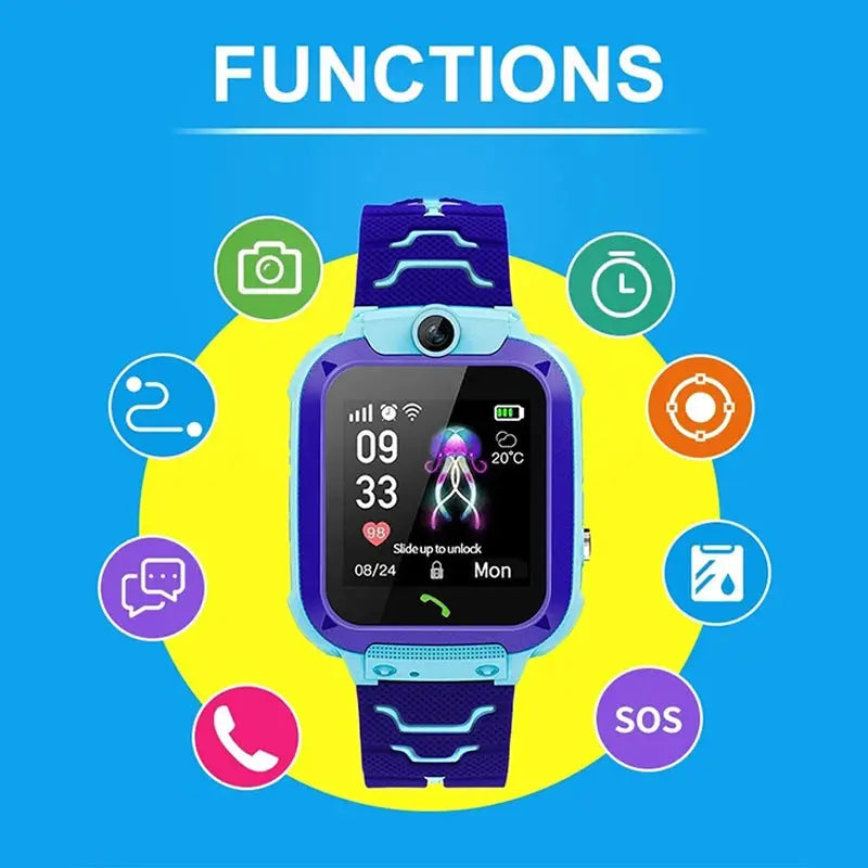 Smart Watch For Kids - Location, Camera, Video, Music, Games, Alarm, Calculator GreatEagleInc