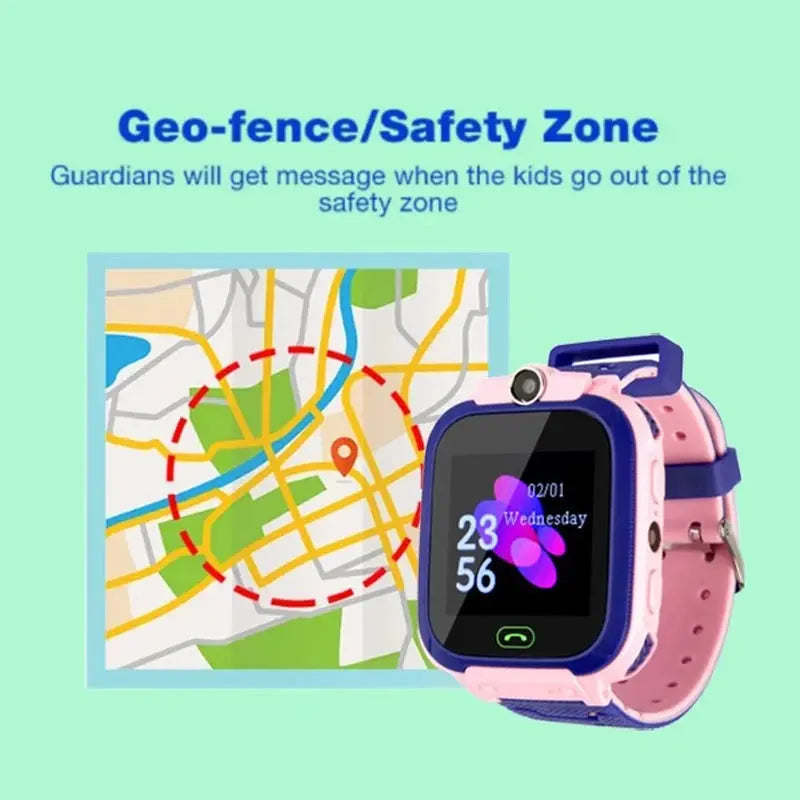 Smart Watch For Kids - Location, Camera, Video, Music, Games, Alarm, Calculator GreatEagleInc