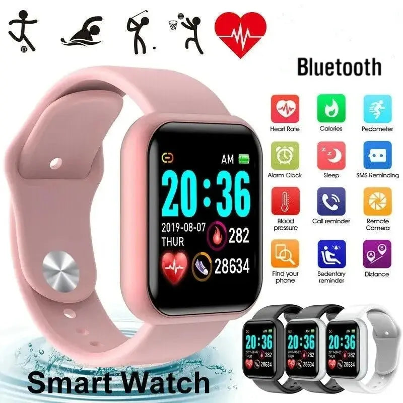Smart Watch For Women Men Wristwatch Bluetooth Connected Phone Player Music Fitness Sport Bracelet Sleep Monitor Digital Watches GreatEagleInc