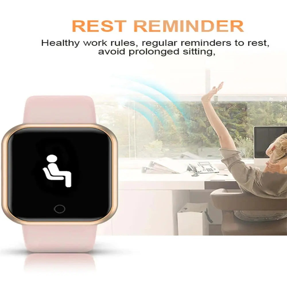 Smart Watch For Women Men Wristwatch Bluetooth Connected Phone Player Music Fitness Sport Bracelet Sleep Monitor Digital Watches GreatEagleInc