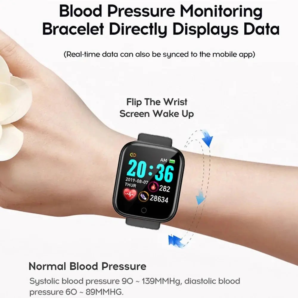 Smart Watch For Women Men Wristwatch Bluetooth Connected Phone Player Music Fitness Sport Bracelet Sleep Monitor Digital Watches GreatEagleInc