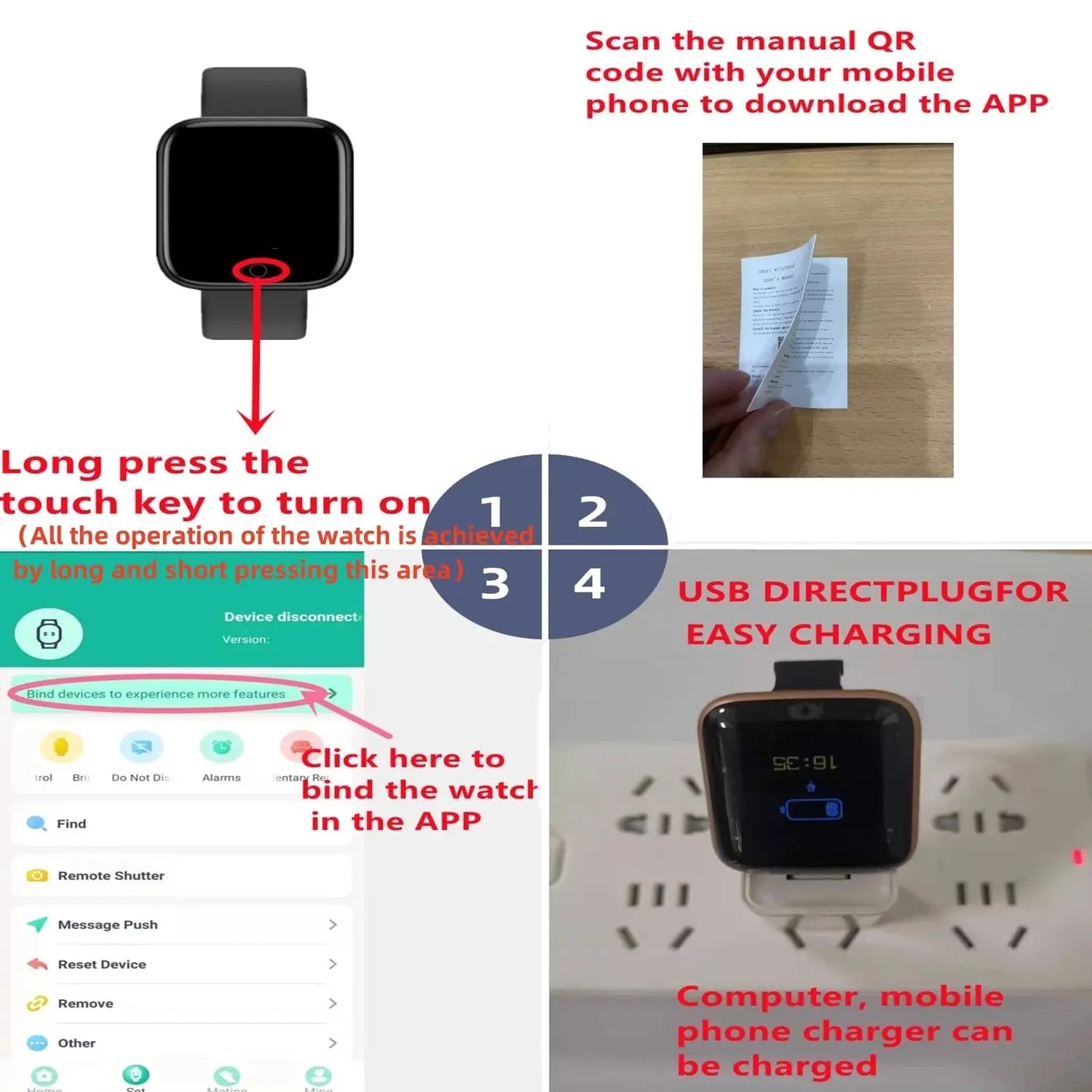 Smart Watch For Women Men Wristwatch Bluetooth Connected Phone Player Music Fitness Sport Bracelet Sleep Monitor Digital Watches GreatEagleInc