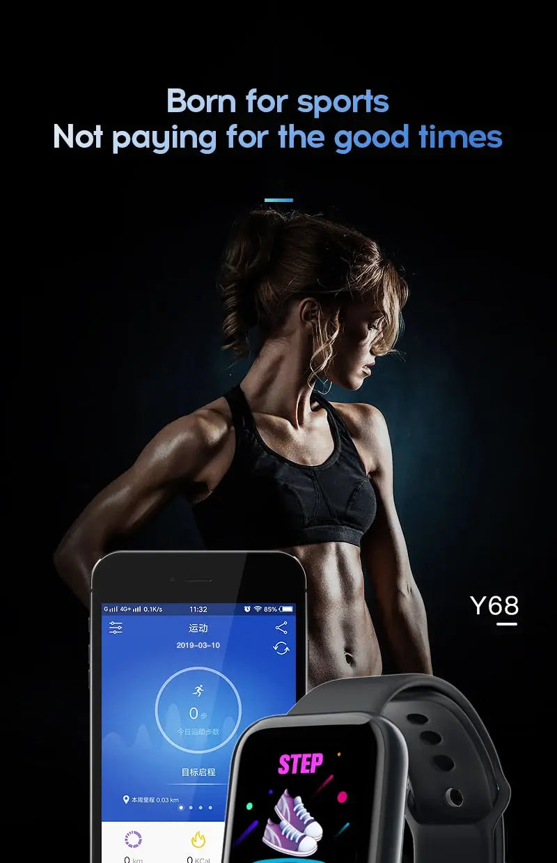 Smart Watch For Women Men Wristwatch Bluetooth Connected Phone Player Music Fitness Sport Bracelet Sleep Monitor Digital Watches GreatEagleInc