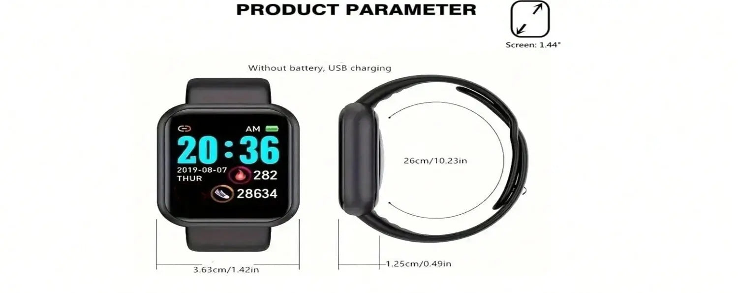Smart Watch For Women Men Wristwatch Bluetooth Connected Phone Player Music Fitness Sport Bracelet Sleep Monitor Digital Watches GreatEagleInc