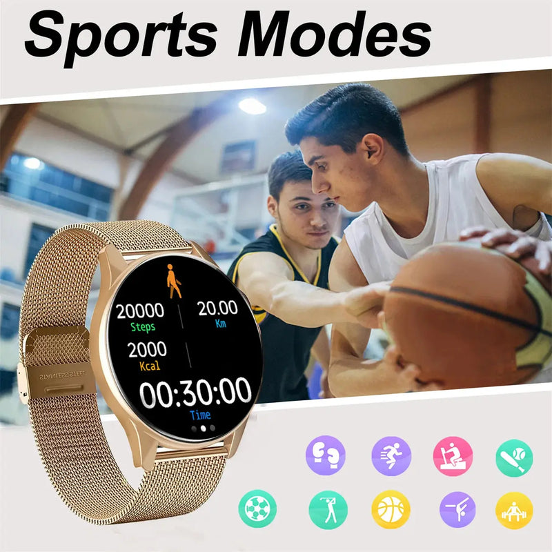 Smart Watch, Wireless Call/Dial, Multi-Sport Mode, Alerts, For Men and Women, Customized Wallpaper, iPhone/Andriod GreatEagleInc
