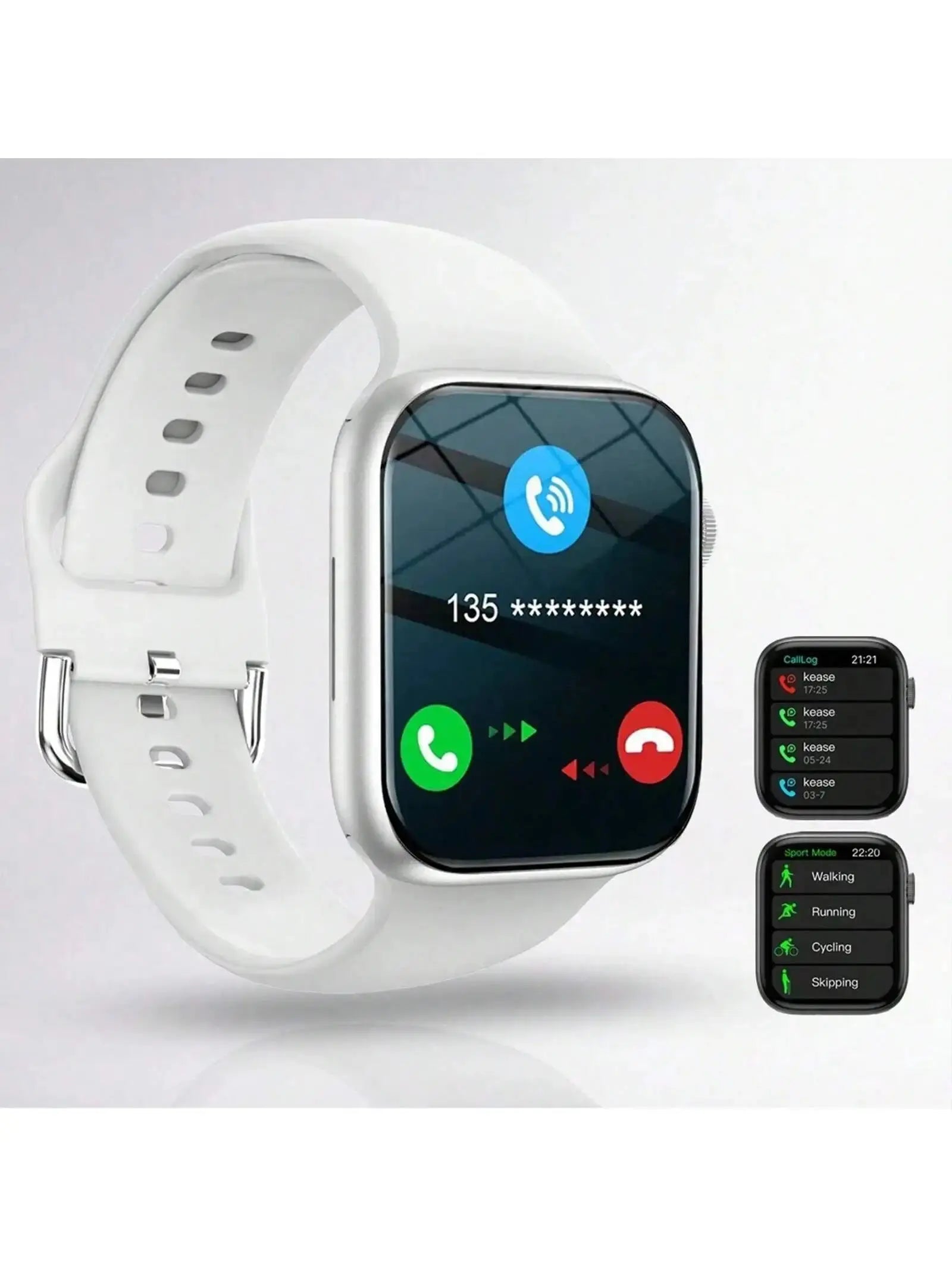 Smart Watch, Wireless Call/Dial, Multi-Sport Mode, Multiple APP Reminders, Suitable for Men and Women, Compatible with IPhone/An GreatEagleInc