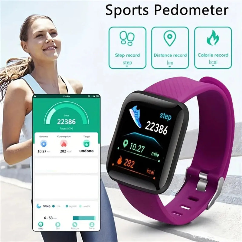 Smartwatch Men Women Wristwatches Smart Watch Message Fitness Monitor Bracelet Birthday Gift Electronic Clock For Android IOS GreatEagleInc