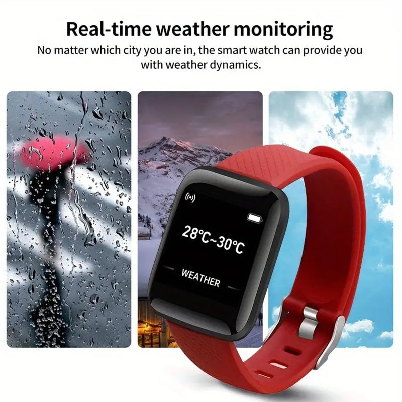Smartwatch Men Women Wristwatches Smart Watch Message Fitness Monitor Bracelet Birthday Gift Electronic Clock For Android IOS GreatEagleInc