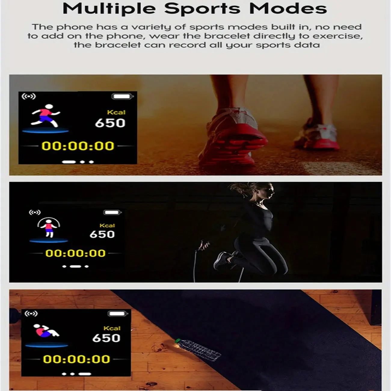 Smartwatch Men Women Wristwatches Smart Watch Message Fitness Monitor Bracelet Birthday Gift Electronic Clock For Android IOS GreatEagleInc