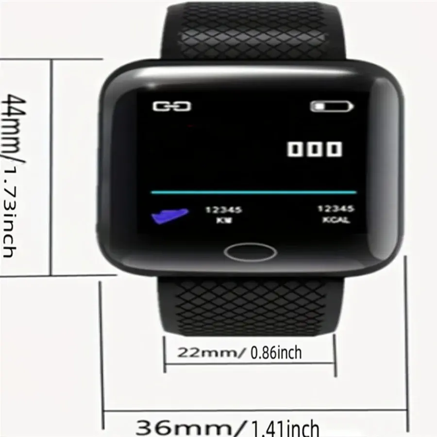 Smartwatch Men Women Wristwatches Smart Watch Message Fitness Monitor Bracelet Birthday Gift Electronic Clock For Android IOS GreatEagleInc