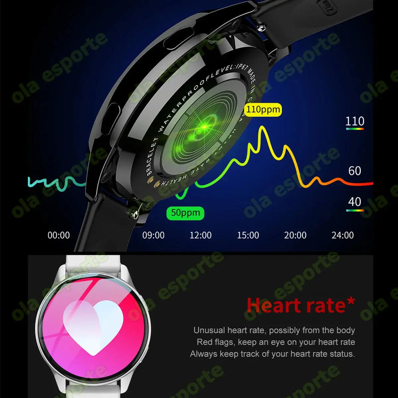 Smartwatch Women Watch 6 Health Monitoring Watch Waterproof Voice Assistant Bluetooth Call Smart Watch 2026 New Sports Watch GreatEagleInc
