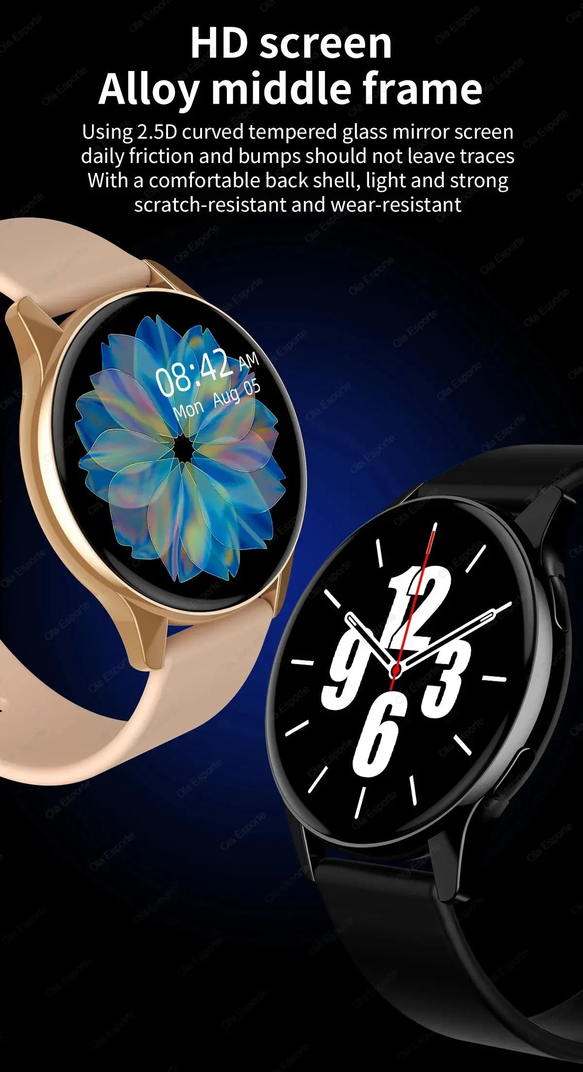 Smartwatch Women Watch 6 Health Monitoring Watch Waterproof Voice Assistant Bluetooth Call Smart Watch 2026 New Sports Watch GreatEagleInc